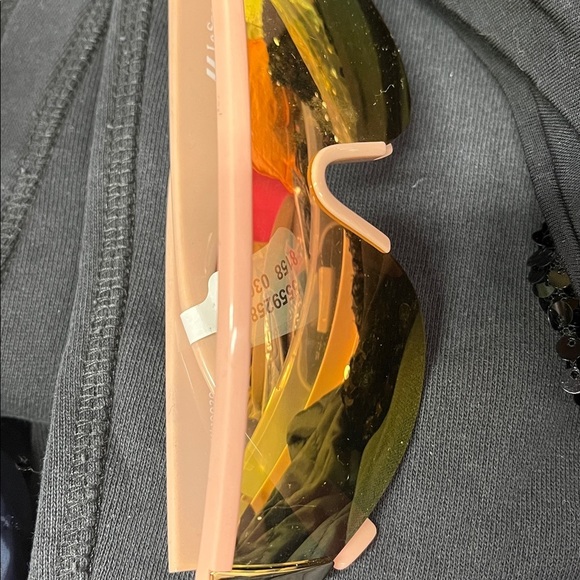 Le Specks Blush New Stylish Pink and Gold Sunglasses